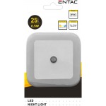 Entac ENL-CS-0.5W-DS Φωτάκι Νυκτός Πρίζας με Φωτοκύτταρο Squared